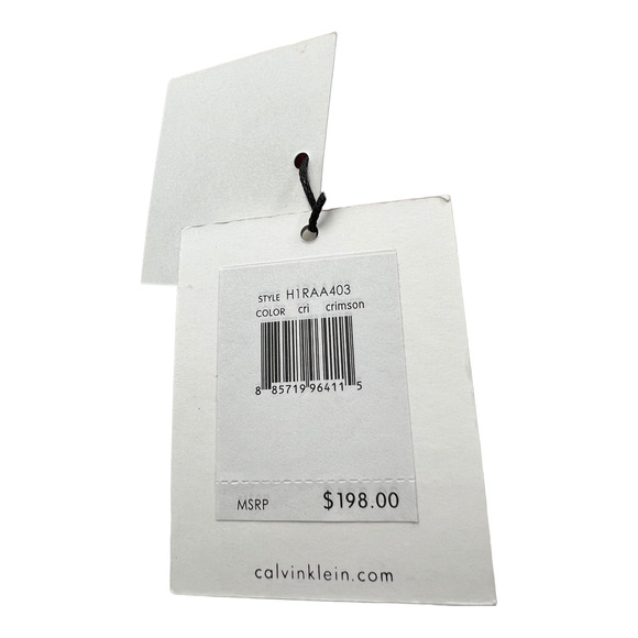 Calvin Klein soft Red Leather Handbag NWT - Picture 8 of 8